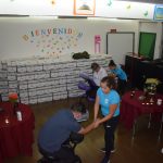 Masaje corporativo colegio