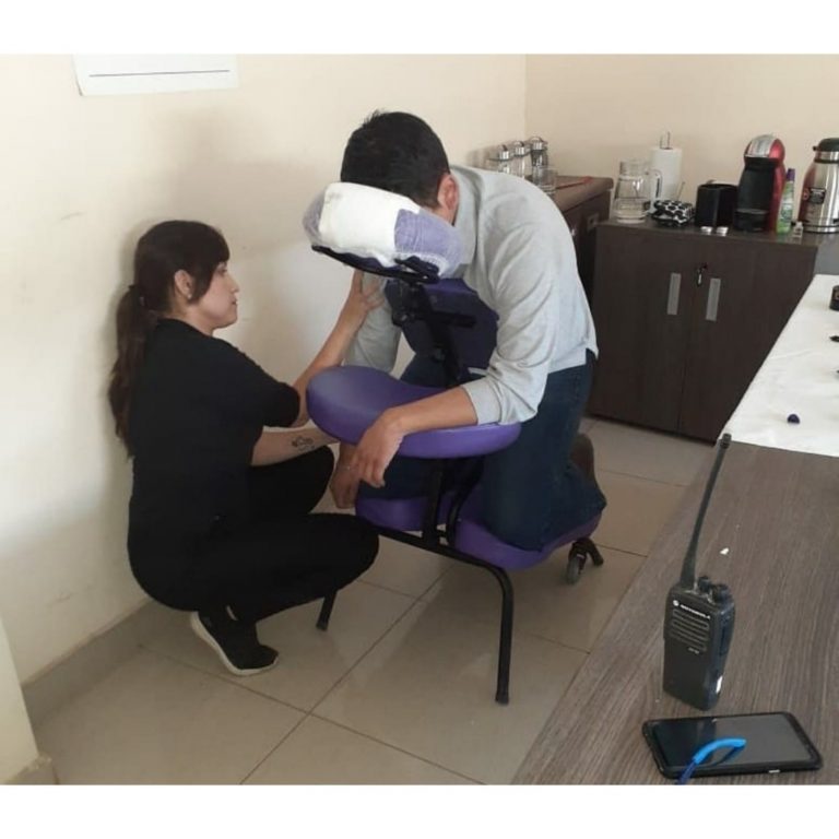 Masaje corporativo
